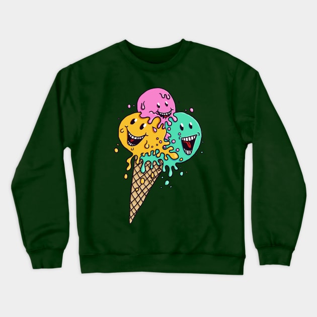 Ice Cream Crewneck Sweatshirt by miskel